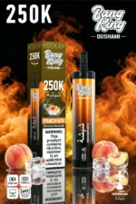 Euvapen Bang King Oushami Shisha Hookah 250000 Puffs Peach Ice Flavor Image 011 Disposable Vape Device
