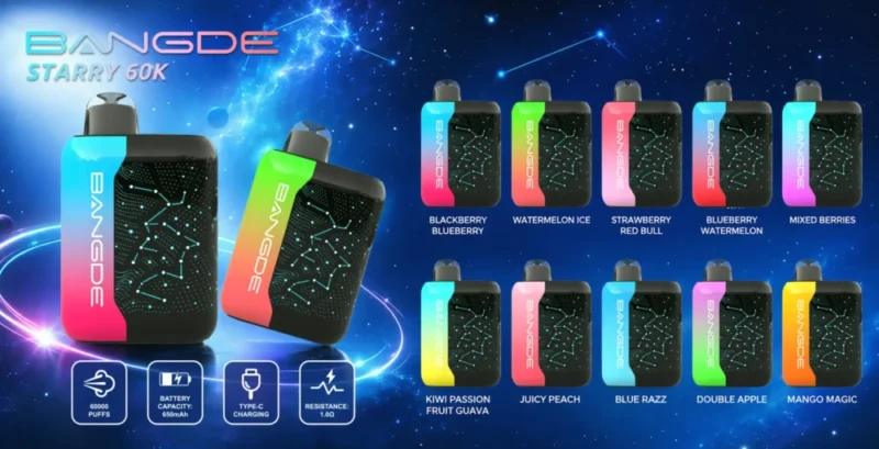 Euvapen Bangde Starry 60000 Puffs Product Image 005 Disposable Vape Device