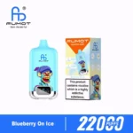 Euvapen Fumot Digital 22000 Puffs Blueberry Ice Flavor Product Image 001 Disposable Vape Device