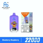 Euvapen Fumot Digital 22000 Puffs Blueberry Raspberry Flavor Product Image 002 Disposable Vape Device