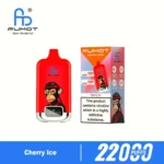 Euvapen Fumot Digital 22000 Puffs Cherry Ice Flavor Product Image 003 Disposable Vape Device