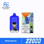Euvapen Fumot Digital Box 22000 Puffs Mixed Berries Flavor Product Image 012 Disposable Vape Device