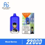 Euvapen Fumot Digital Box 22000 Puffs Mixed Berries Flavor Product Image 013 Disposable Vape Device