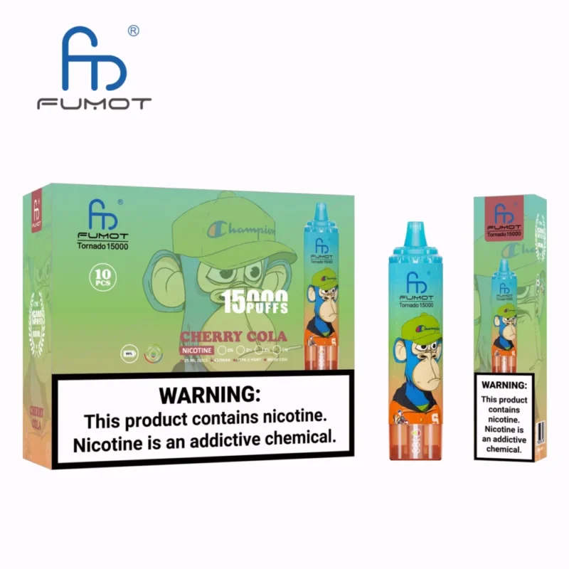 Euvapen Fumot Sv 15 Cherry Cola 2 Image Disposable Vape Device