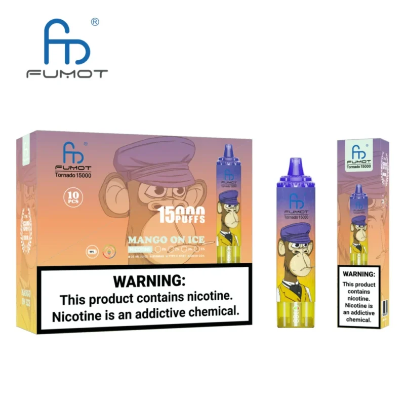 Euvapen Fumot Sv Randm Tornado 15000 Mango On Ice 2 Image Disposable Vape Device