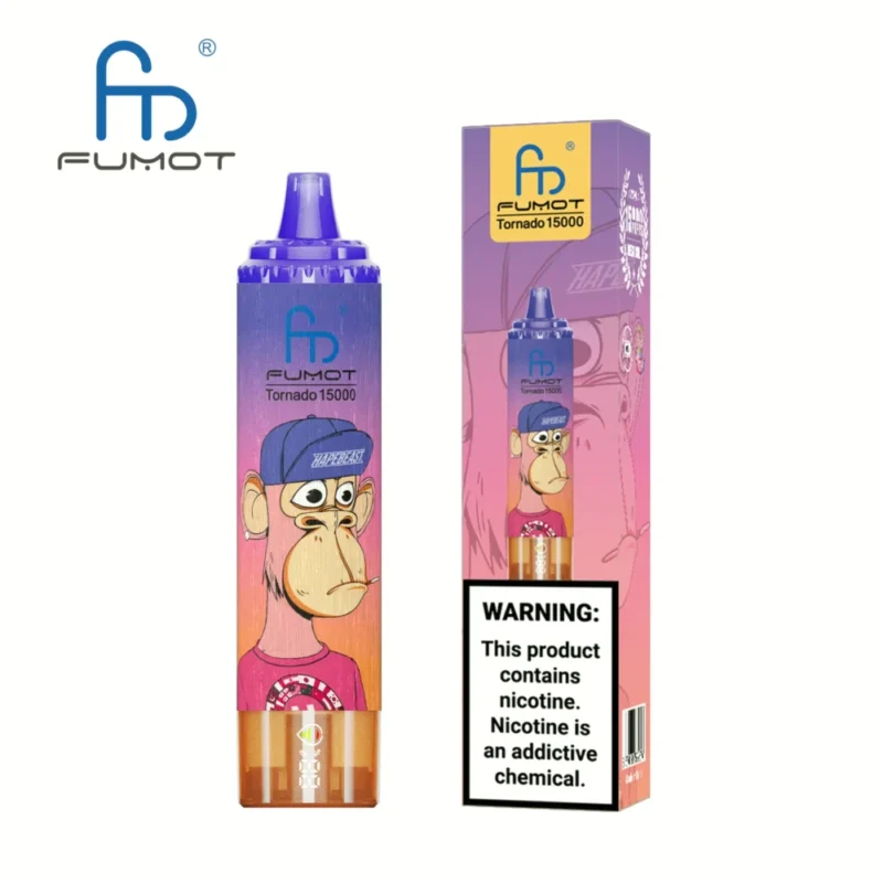Euvapen Fumot Sv Randm Tornado 15000 Puffs Diceposable Vape Blueberry Cherry Cranberry Image Disposable Device