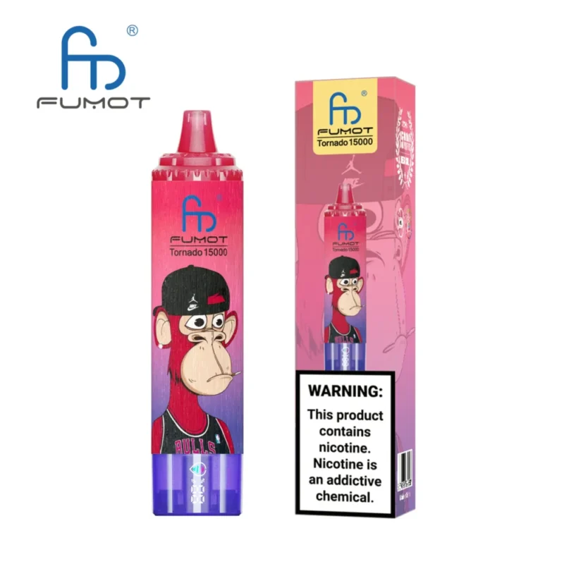 Euvapen Fumot Sv Randm Tornado 15000 Puffs Diceposable Vape Bluesour Raspberry Image Disposable Device