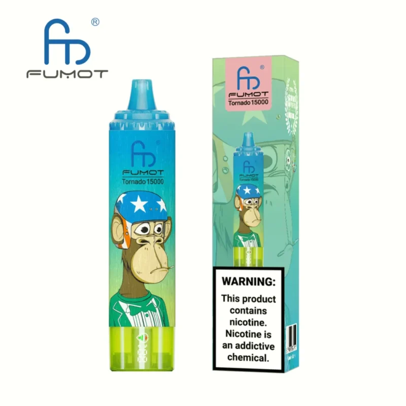 Euvapen Fumot Sv Randm Tornado 15000 Puffs Diceposable Vape Gummy Bear Image Disposable Device