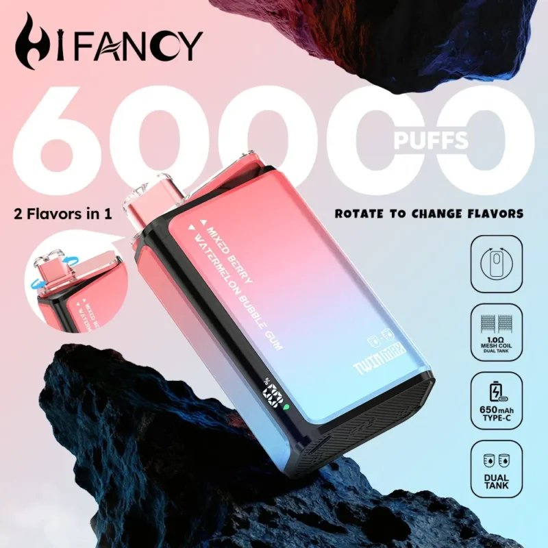 Euvapen Hifancy Sv De Twin Max 60000 Puffs Product Image 022 Eu Lager Disposable Vape Device