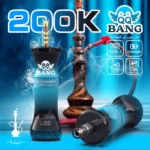 Euvapen Qq Bang Shisha 200000 Puffs Blueberry 002 Disposable Vape Device