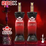 Euvapen Qq Bang Shisha 200000 Puffs Lush Ice 011 Disposable Vape Device