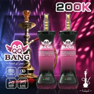 Euvapen Qq Bang Shisha 200.000 Züge Erdbeere-Wassermelone 013 Einweg-E-Zigarettengerät