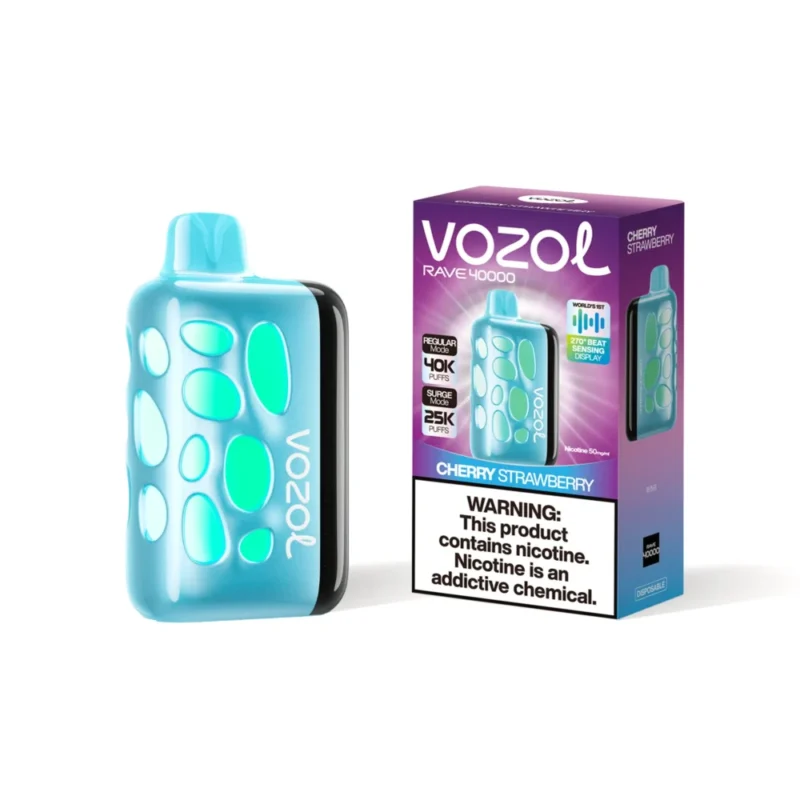 Euvapen Vozol Sv Rave 40000 Puffs Cherry Strawberry Product With Small Package 101 Eu Warehouse Image Disposable Vape De