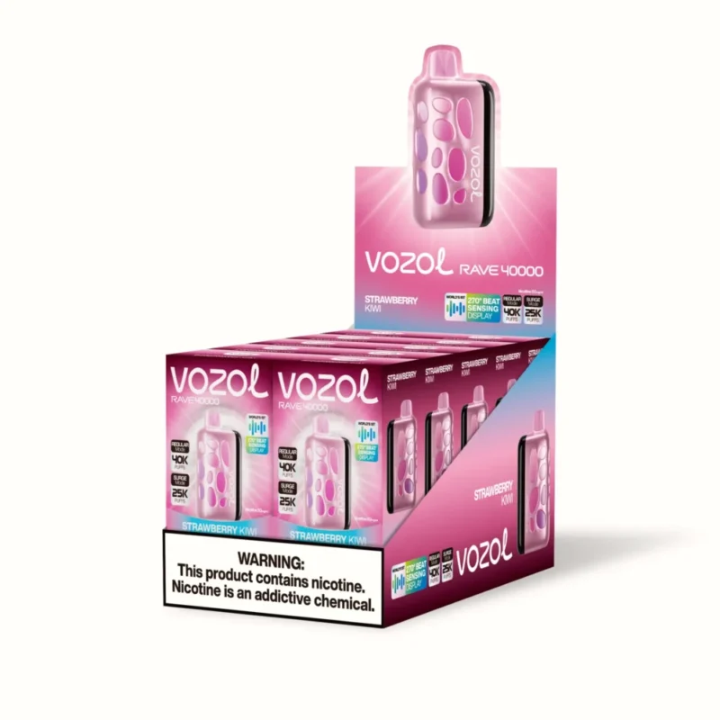 Euvapen Vozol Sv Rave 40000 Puffs Strawberry Kiwi Middle Package 067 Eu Warehouse Image Disposable Vape Device