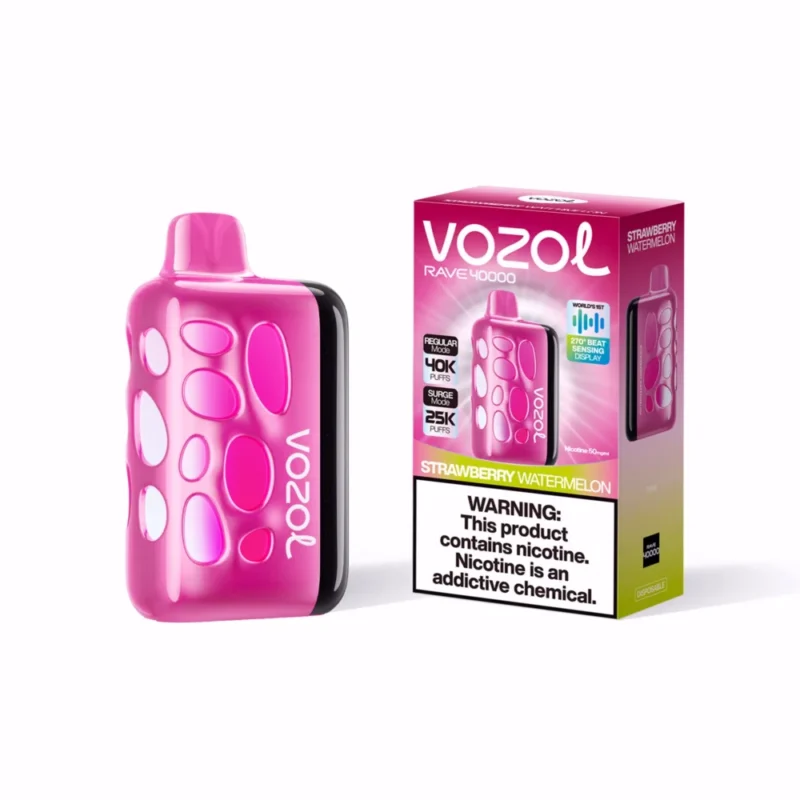 Euvapen Vozol Sv Rave 40000 Puffs Strawberry Watermelon Product With Small Package 113 Eu Warehouse Image Disposable Vap