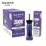 Euvapen Waspe Shiceha Hookah 300k 300000 Puffs Grape Ice Produktansicht Product Image 092 Eu Lager Disposable Vape Devic