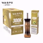 Euvapen Waspe Shiceha Hookah 300k 300000 Puffs Lemon Mint Produktansicht Product Image 096 Eu Lager Disposable Vape Devi
