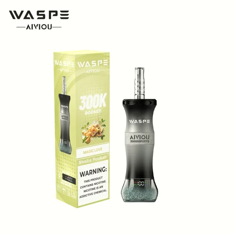 Euvapen Waspe Shiceha Hookah 300k 300000 Puffs Magic Love Produktansicht Product Image 098 Eu Lager Disposable Vape Devi