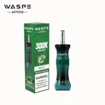 Euvapen Waspe Shiceha Hookah 300k 300000 Puffs Mint Ice Produktansicht Product Image 104 Eu Lager Disposable Vape Device