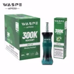 Euvapen Waspe Shiceha Hookah 300k 300000 Puffs Mint Ice Produktansicht Product Image 105 Eu Lager Disposable Vape Device